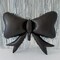 5Pcs Black Bow Mylar Foil Balloons Decorations/Suitable for Retro Classic Party/Gothic Style Party/Luxurious Palace Princess Party/Black Wedding Party Decorations